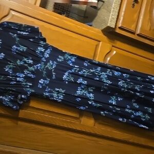 Floral Blue Dress. From Dress Forum NWT